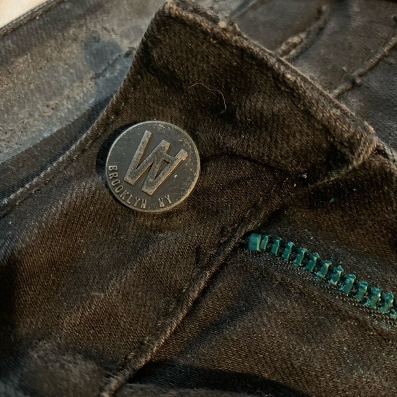 GUC Williamsburg Garment Denim Black Jeans size 24 ladies Rare jeans limited - Picture 7 of 8